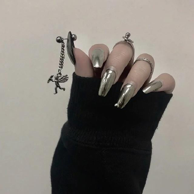 Metallic Angel Nails
