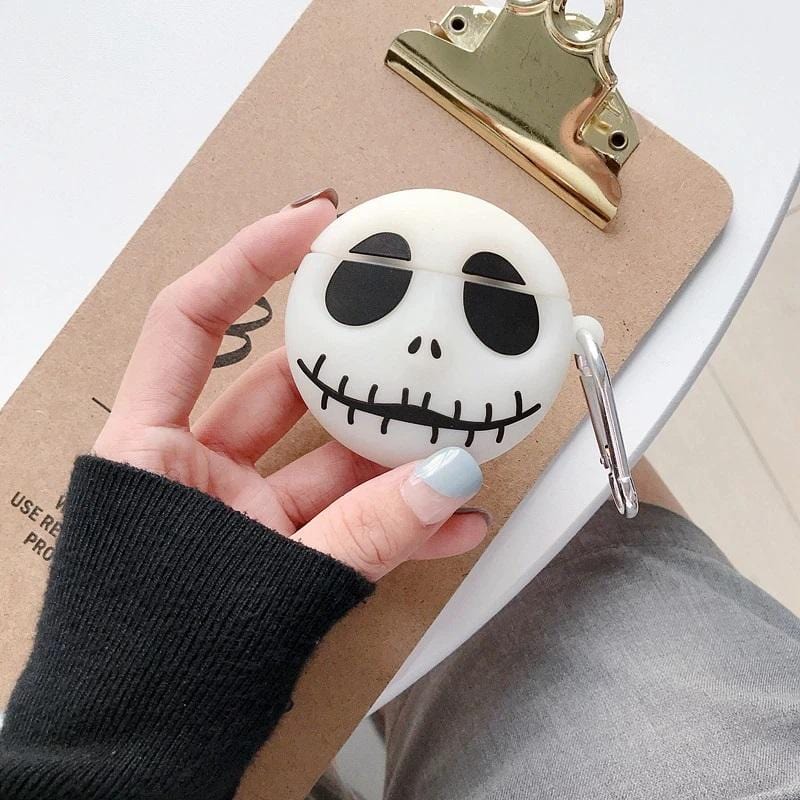 Glow in the Dark Skull Airpods Case