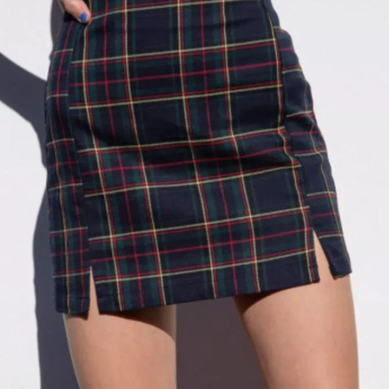Detention Chic Plaid Mini Skirt