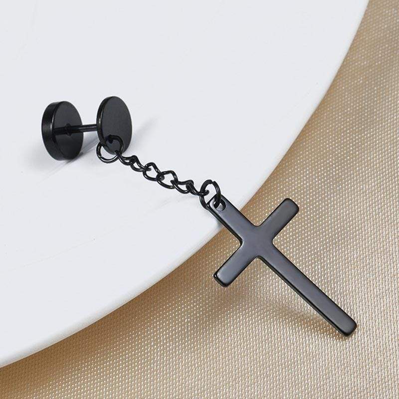 Celestial Crucifix Earrings