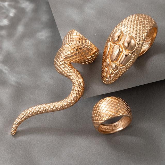 Medusa Vintage Snake Rings