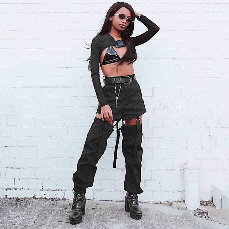 Hollow Out Pants