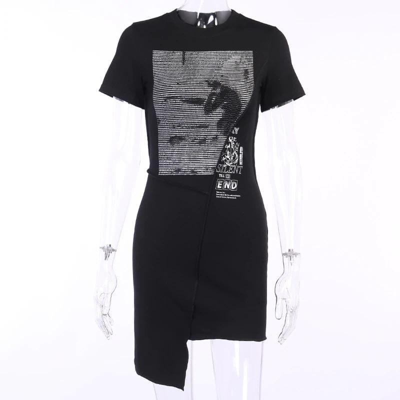 Silent Irregular Punk Dress