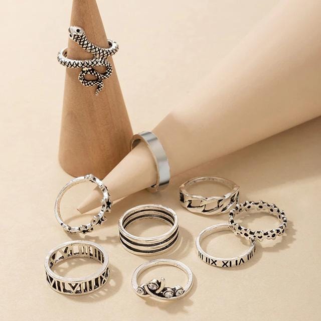 Medusa Vintage Snake Rings