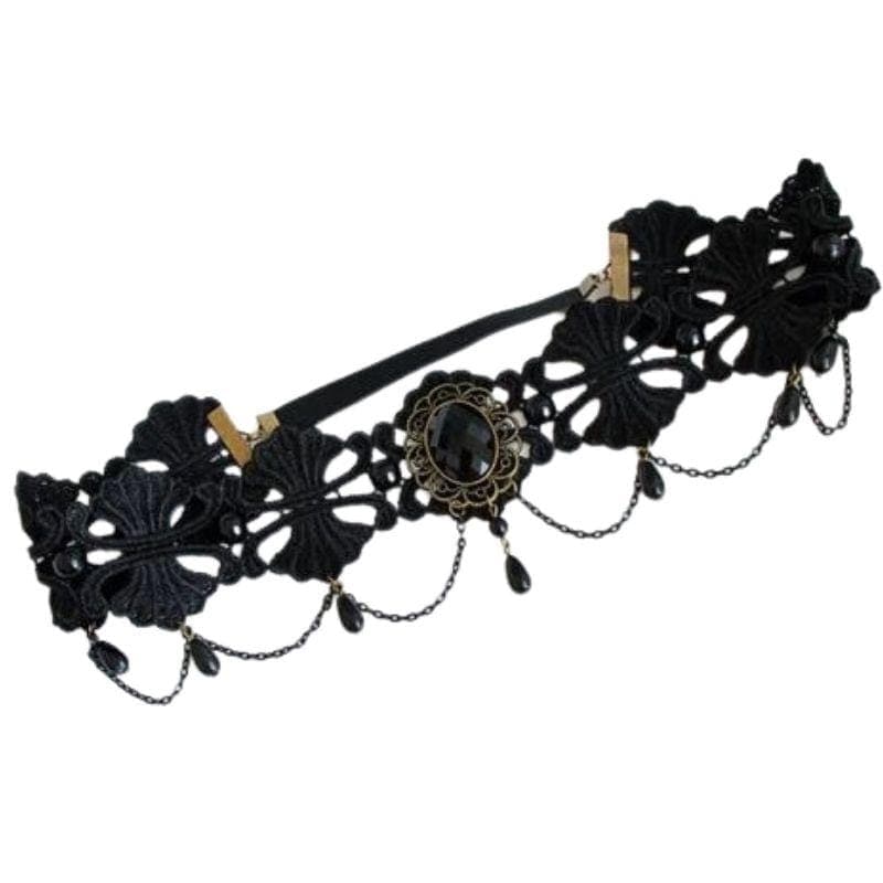 Aurora Punk Vintage Lace Headband
