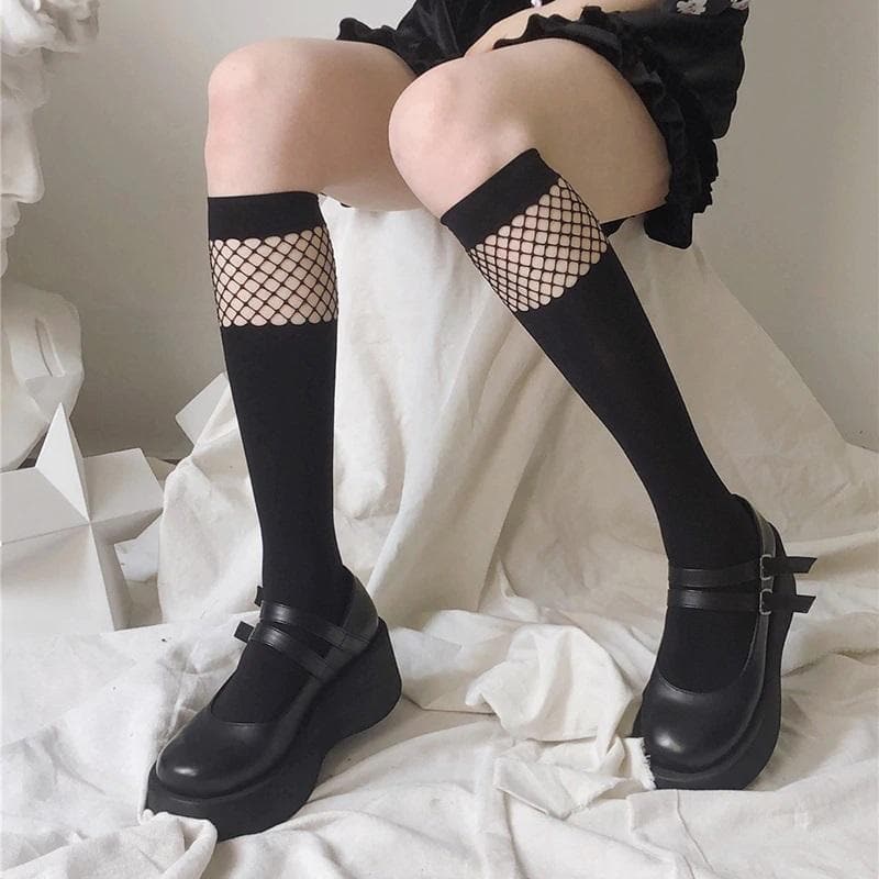 Vintage Gal Gothic Socks