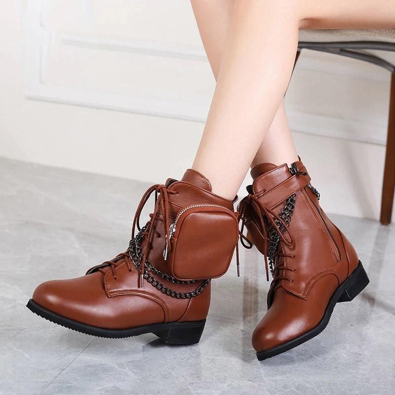 Gothic Chain Rider Boots