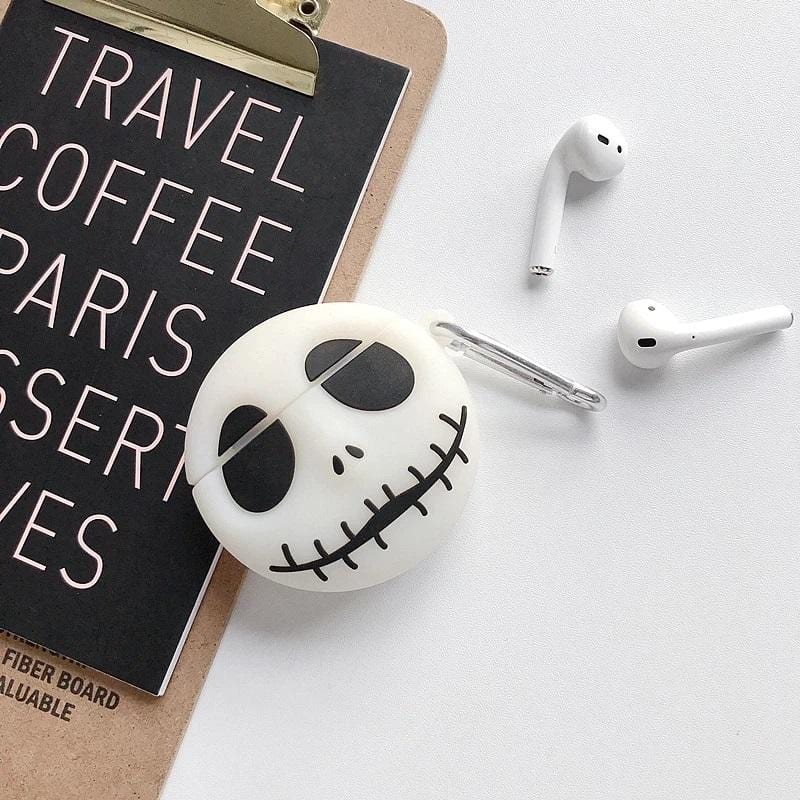 Glow in the Dark Skull Airpods Case