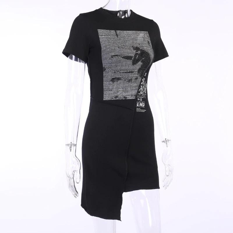 Silent Irregular Punk Dress