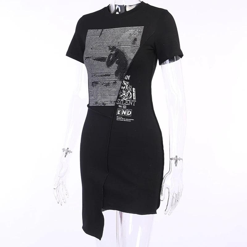 Silent Irregular Punk Dress