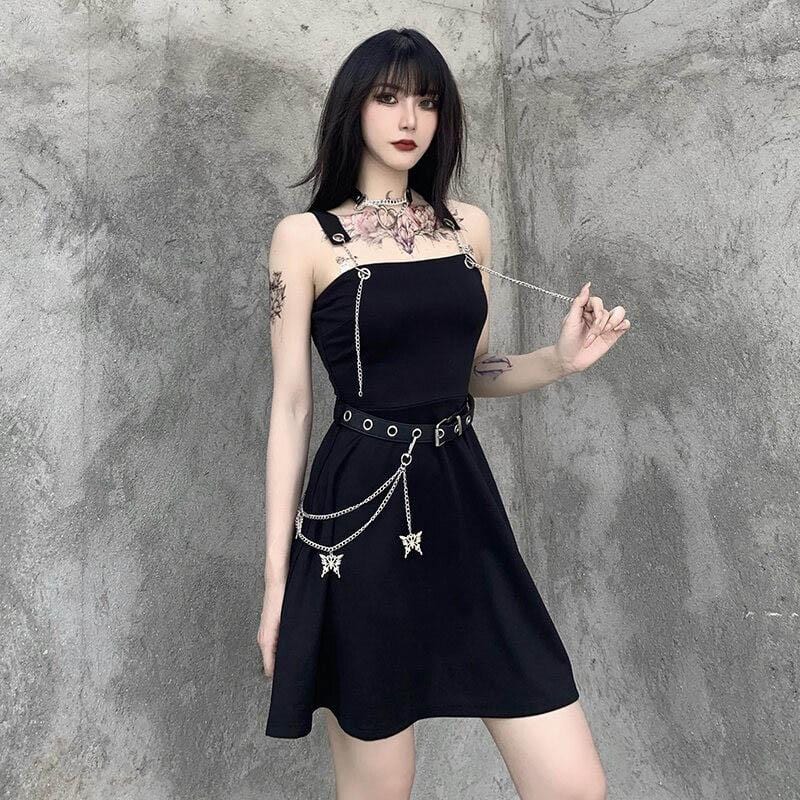 Wilderness Chain Mini Dress