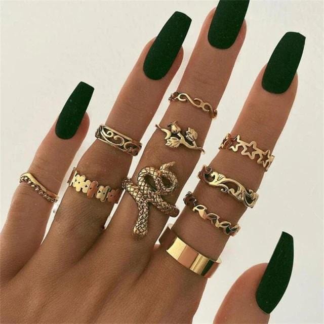 Medusa Vintage Snake Rings