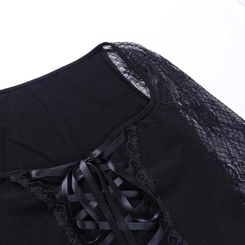 Gothic Lolita Tragic Crop Top
