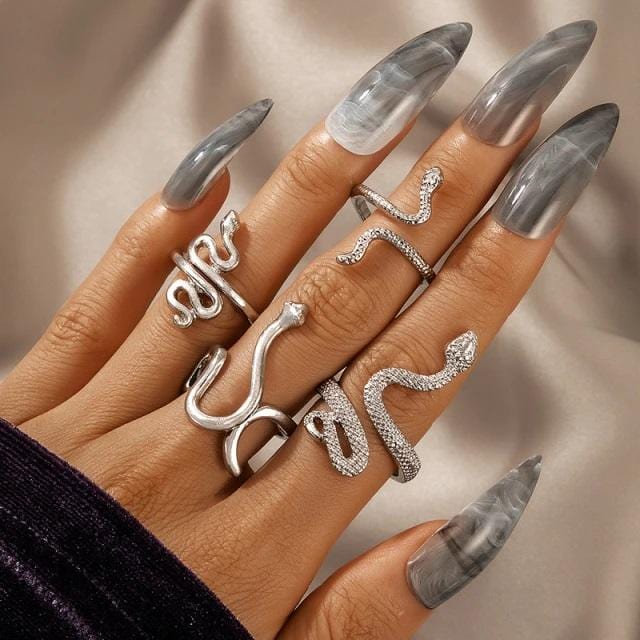 Medusa Vintage Snake Rings