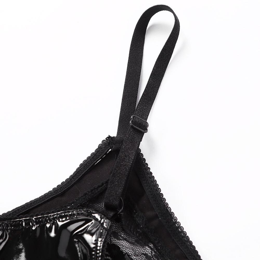 Gothic Rave Crop Top Bra