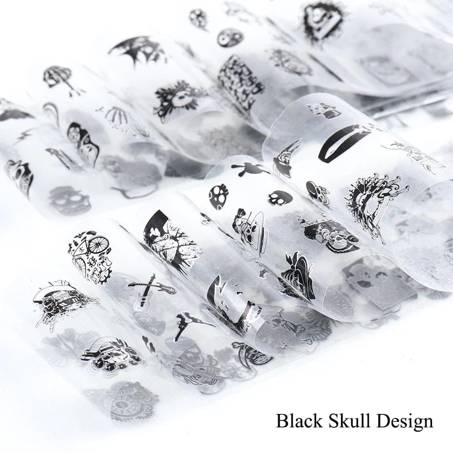 Oh My Skull Nail Art Stickers