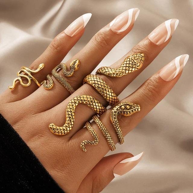 Medusa Vintage Snake Rings