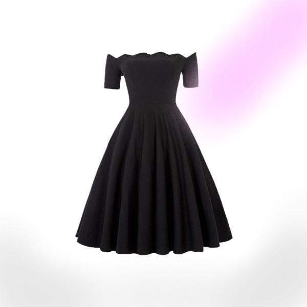 Dark Days of Summer Off Shoulder Dress