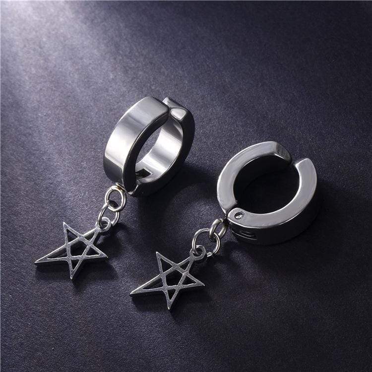 Kpop Hexagram Earrings