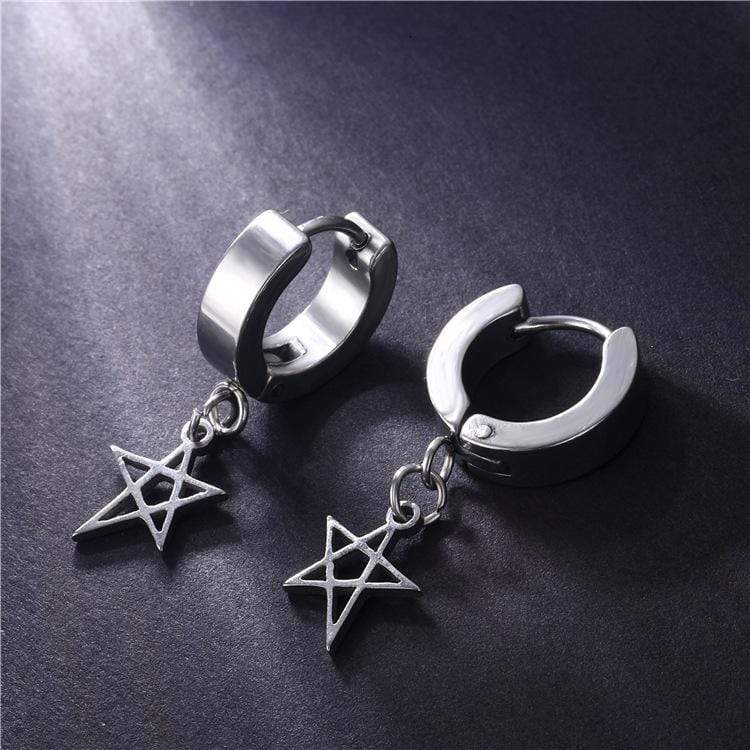 Kpop Hexagram Earrings