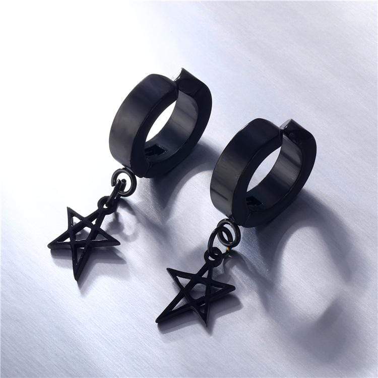 Kpop Hexagram Earrings