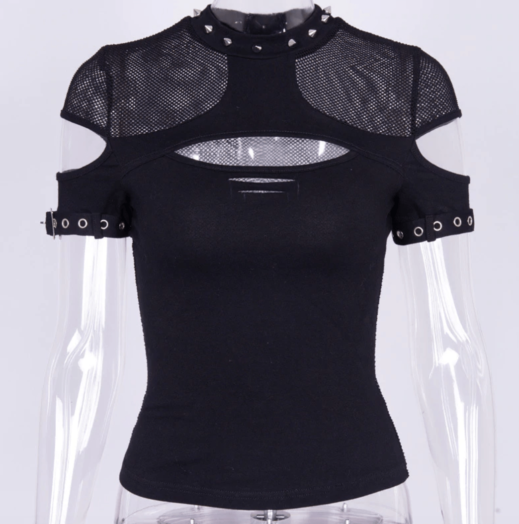 Draconia Gothic Mesh T-Shirt
