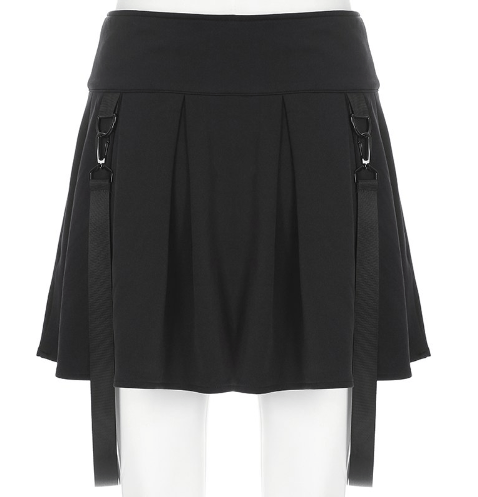 Evanora Pleated Skirt Gothic