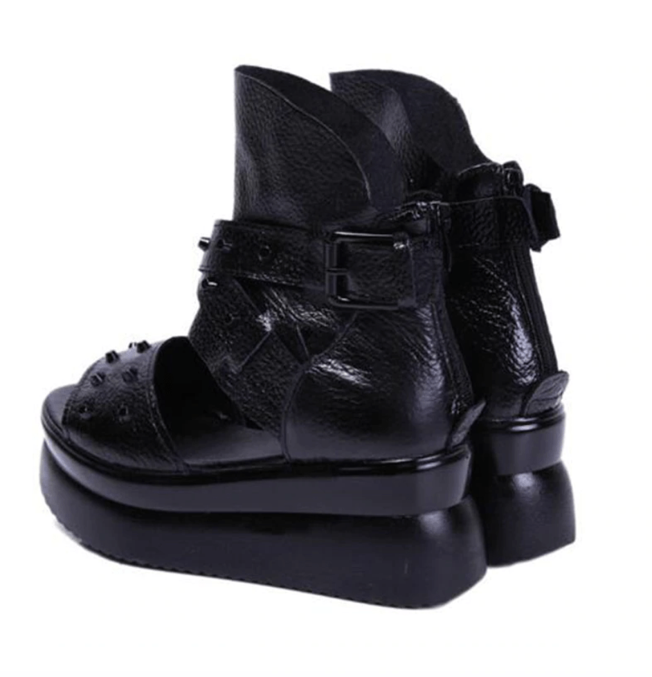 Fearless Leather Sandals