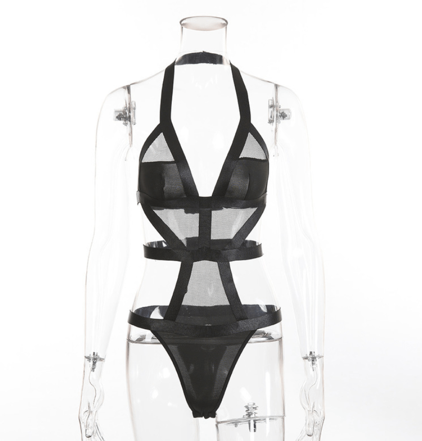 Mesh Bondage Bodysuit
