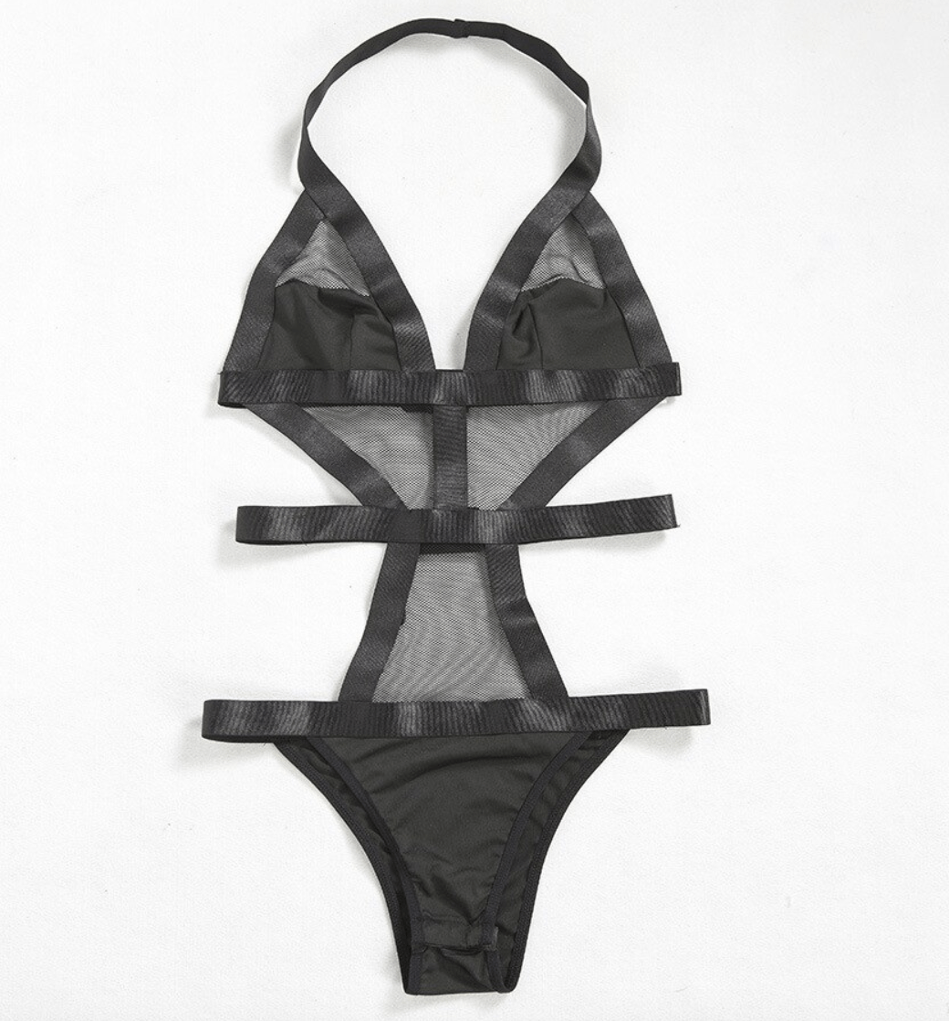 Mesh Bondage Bodysuit