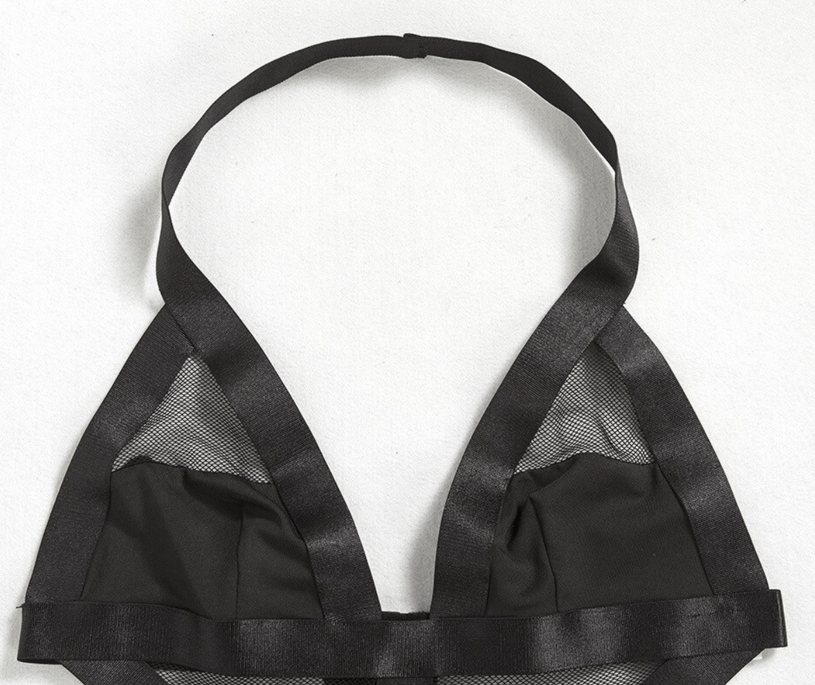 Mesh Bondage Bodysuit