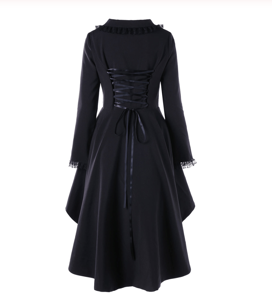 Salem's Secret Lace Up Coat