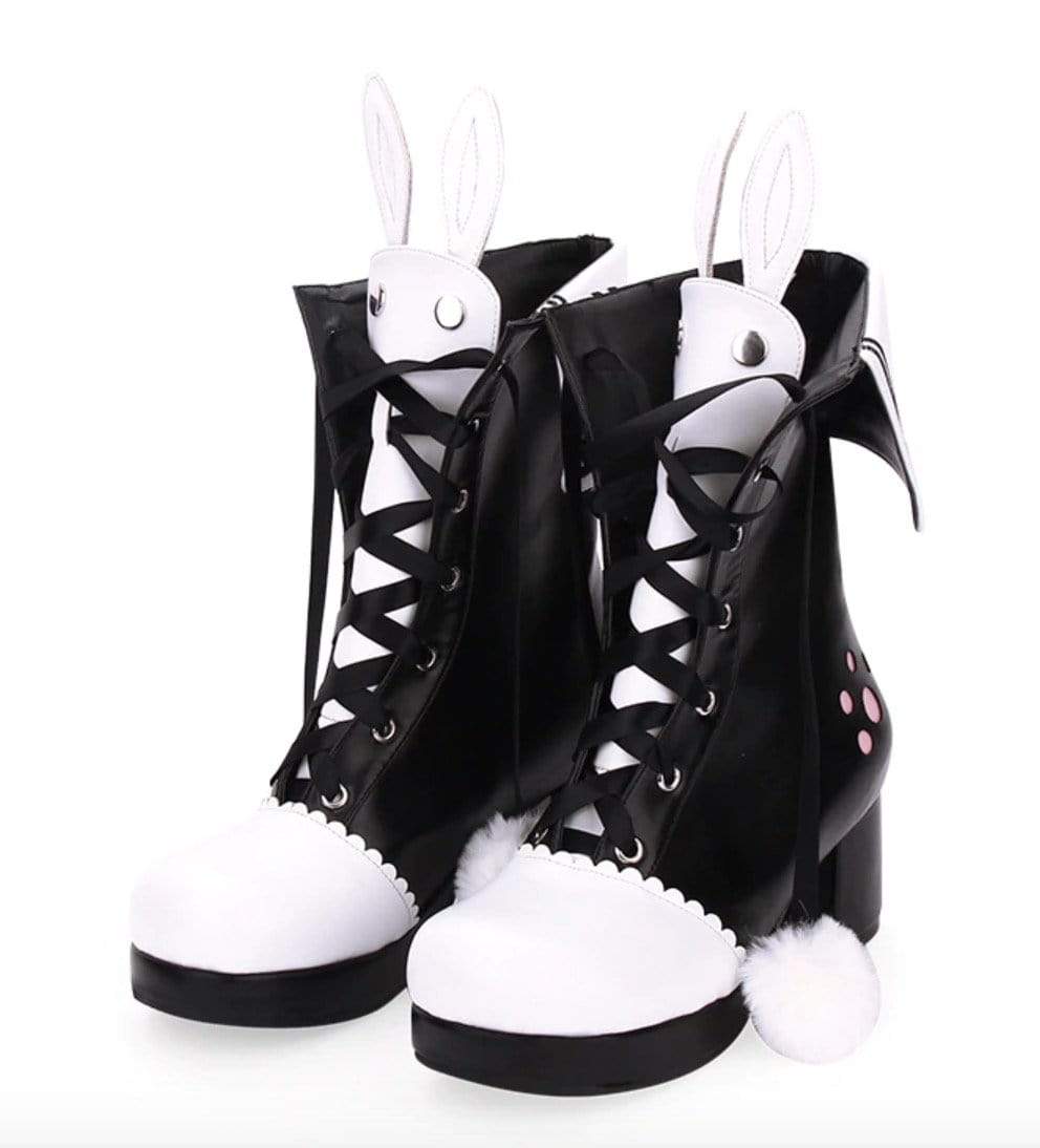 Black White