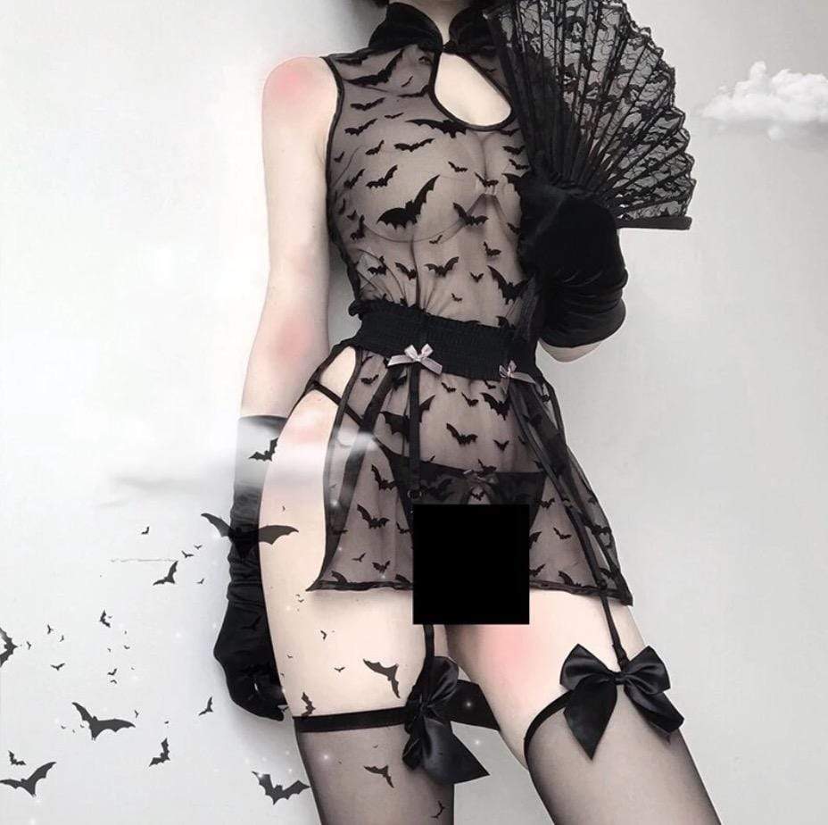 Batty About You Goth Lingerie