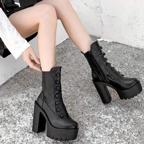 Hateful Prayers Platform Boots