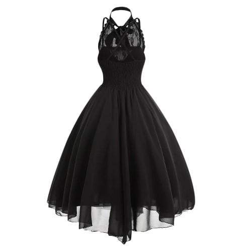 Gothic Bow Vintage Corset Dress