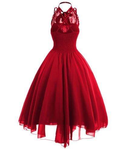 Gothic Bow Vintage Corset Dress