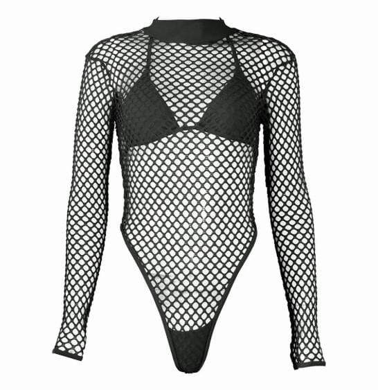 Dominatrix Fishnet Swimwear