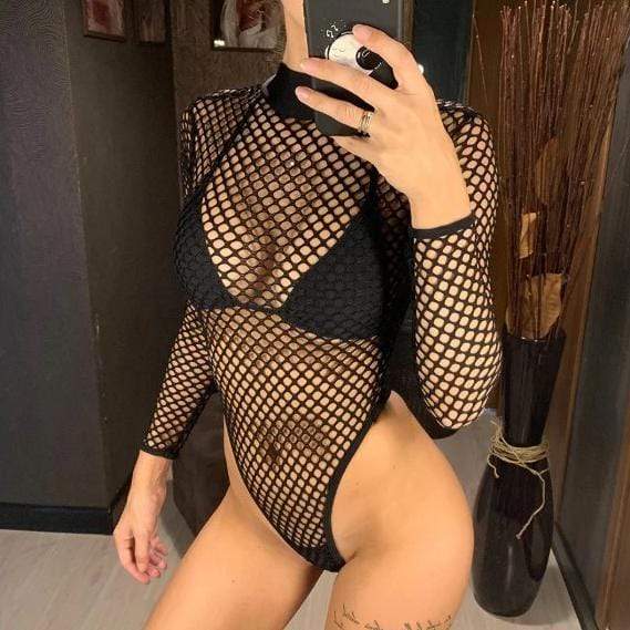 Dominatrix Fishnet Swimwear
