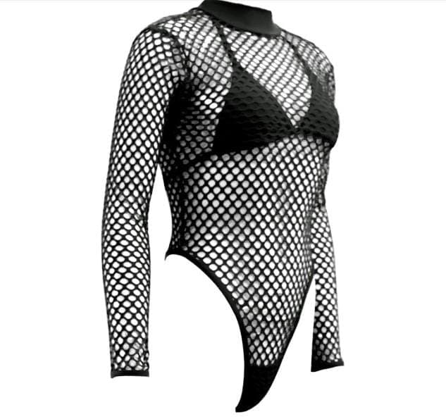 Dominatrix Fishnet Swimwear