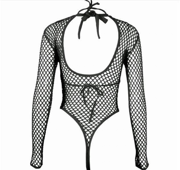 Dominatrix Fishnet Swimwear