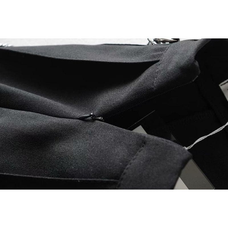 Wicked Scholar Pleated Punk Skirt